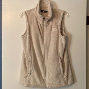 The North Face plush vest. Like new.